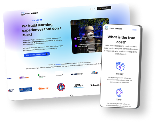 Professional Web Design screenshot